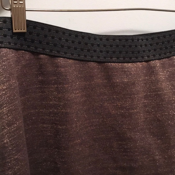 NWOT Anthropologie Metallic Circle sweater skirt M - Picture 7 of 7